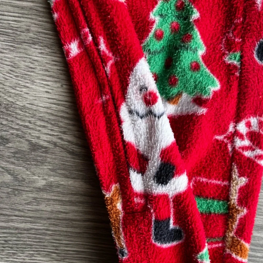 The Children’s Place Christmas One Way Footed Zippy Pajama Red 5T
